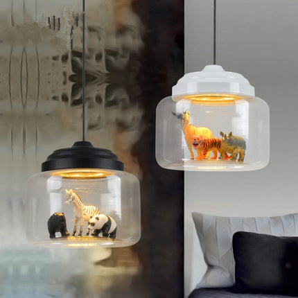ChandelierDecor - Glass Lamp Cafe Kindergarten Study Kids Room Lights