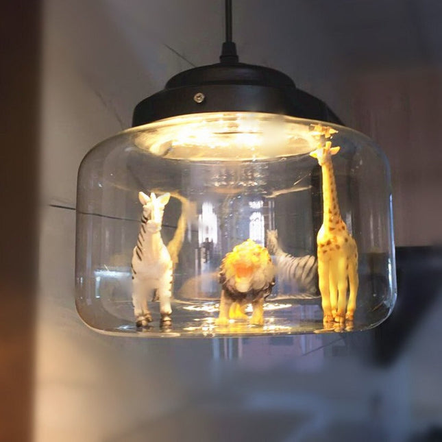 ChandelierDecor - Glass Lamp Cafe Kindergarten Study Kids Room Lights