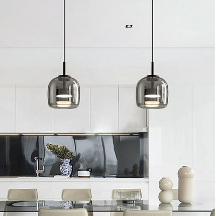 ChandelierDecor - Glass LED Pendant Hanging Lamp For Dining Room