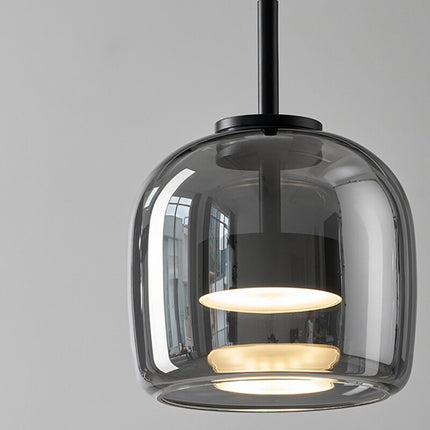 ChandelierDecor - Glass LED Pendant Hanging Lamp For Dining Room