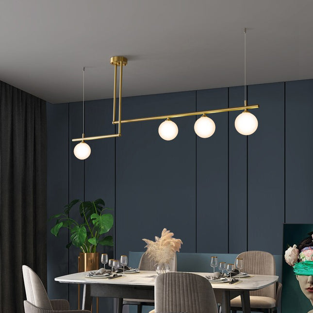 ChandelierDecor - Globe Chandelier: Elegant Lighting for a Striking Ambiance