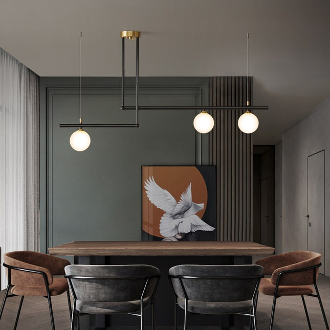 ChandelierDecor - Globe Chandelier: Elegant Lighting for a Striking Ambiance