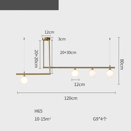 ChandelierDecor - Globe Chandelier: Elegant Lighting for a Striking Ambiance