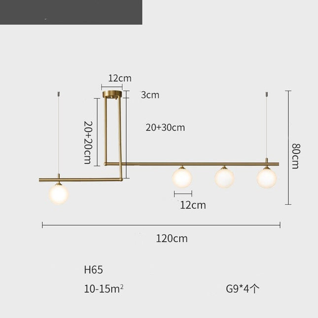 ChandelierDecor - Globe Chandelier: Elegant Lighting for a Striking Ambiance