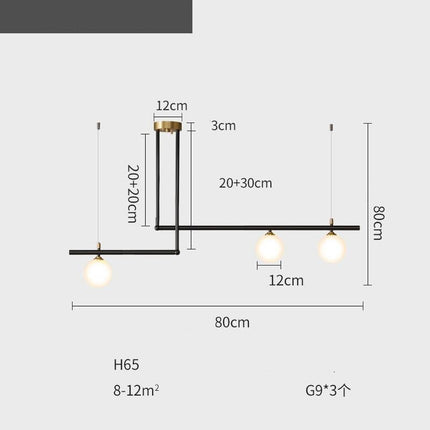 ChandelierDecor - Globe Chandelier: Elegant Lighting for a Striking Ambiance