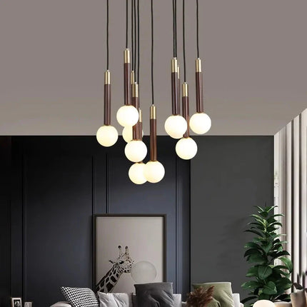 ChandelierDecor - Globe Pendant Ceiling Light Hanging Loops Chandelier
