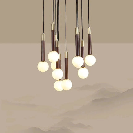 ChandelierDecor - Globe Pendant Ceiling Light Hanging Loops Chandelier