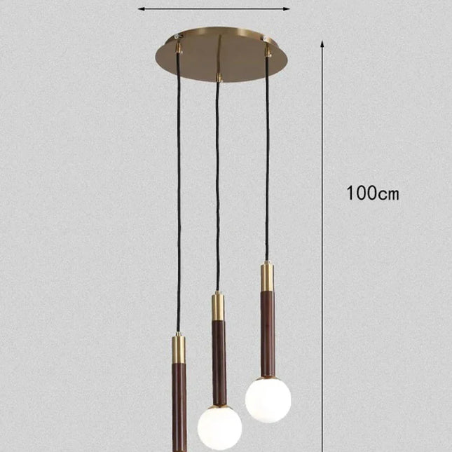 ChandelierDecor - Globe Pendant Ceiling Light Hanging Loops Chandelier