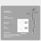 Lignes doubles - 12 têtes / Blanc froid