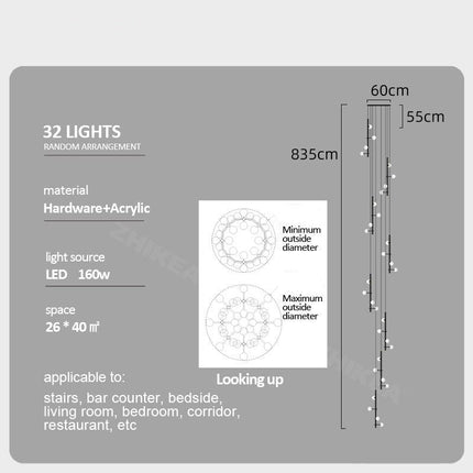 ChandelierDecor - Globe Stems Chandelier: Exquisite Lighting Fixture
