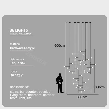ChandelierDecor - Globe Stems Chandelier: Exquisite Lighting Fixture