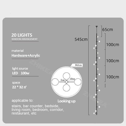 ChandelierDecor - Globe Stems Chandelier: Exquisite Lighting Fixture