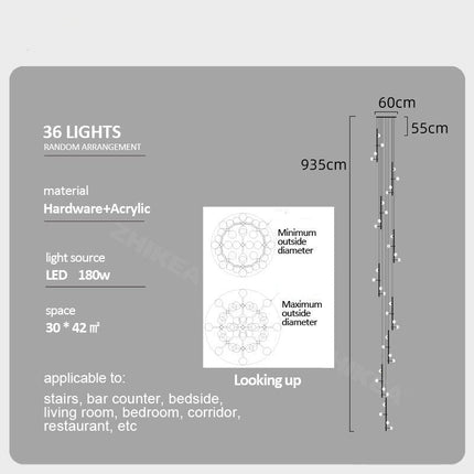 ChandelierDecor - Globe Stems Chandelier: Exquisite Lighting Fixture