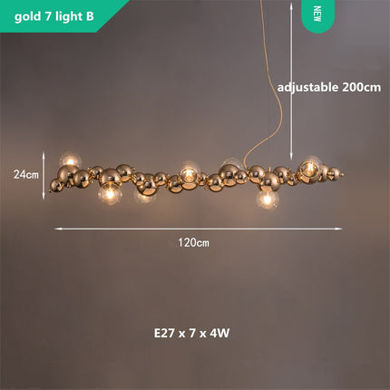 ChandelierDecor - Globes Lustre Chandelier: Elegant and Radiant Lighting