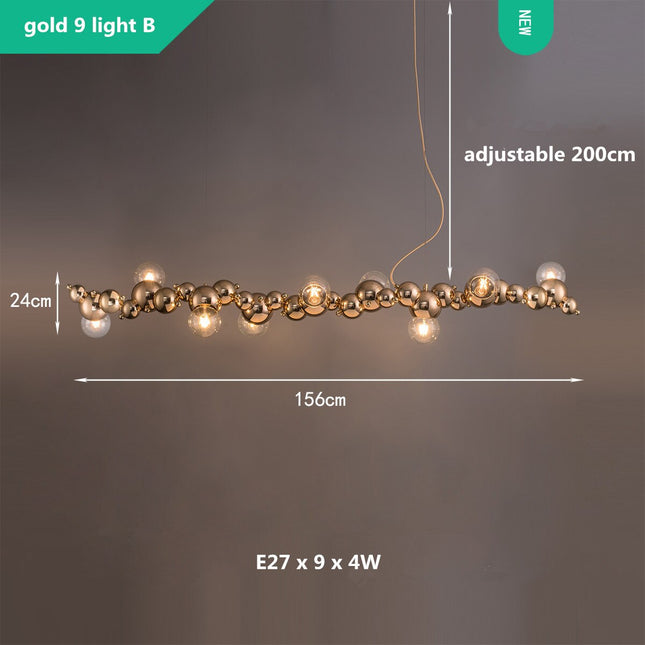 ChandelierDecor - Globes Lustre Chandelier: Elegant and Radiant Lighting
