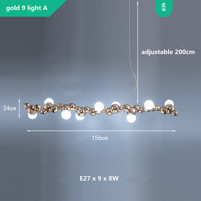 ChandelierDecor - Globes Lustre Chandelier: Elegant and Radiant Lighting