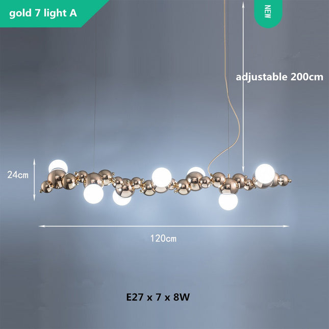 ChandelierDecor - Globes Lustre Chandelier: Elegant and Radiant Lighting