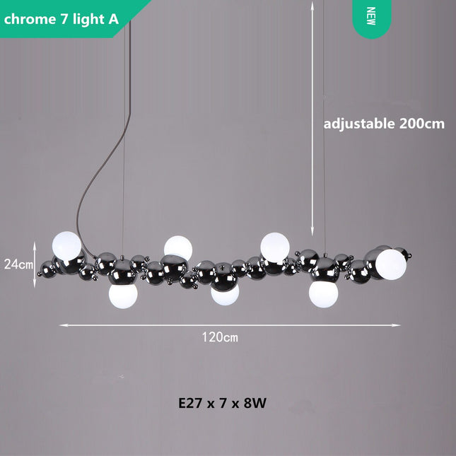 ChandelierDecor - Globes Lustre Chandelier: Elegant and Radiant Lighting