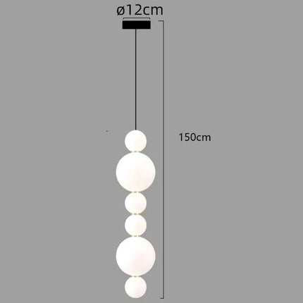 ChandelierDecor - Globes Pendant Loops Staircase Chandelier Lighting