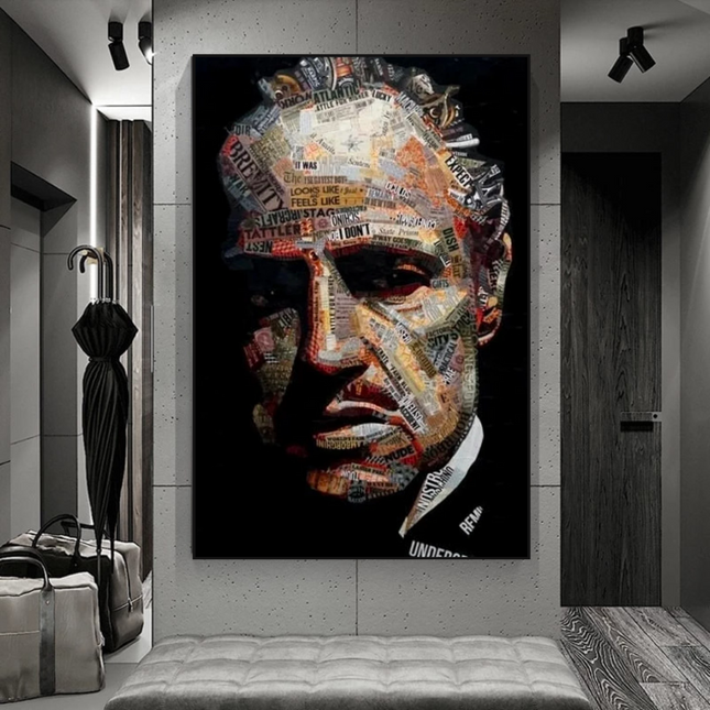 ChandelierDecor - Godfather Canvas Art Poster | Godfather Abstract Canvas Poster