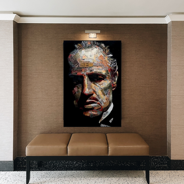 ChandelierDecor - Godfather Canvas Art Poster | Godfather Abstract Canvas Poster