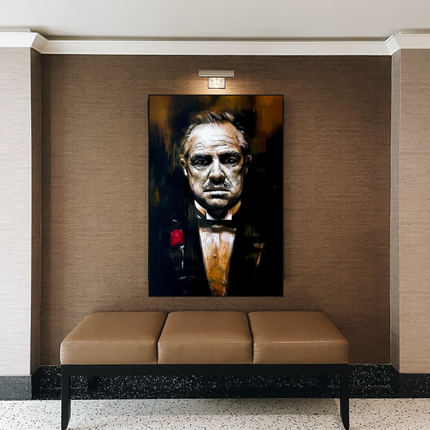 ChandelierDecor - Godfather Canvas Art Poster | Godfather Abstract Canvas Poster