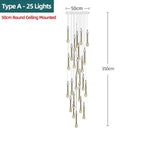 L'or français / Hauteur 35cm / Suspension à 25 lampes