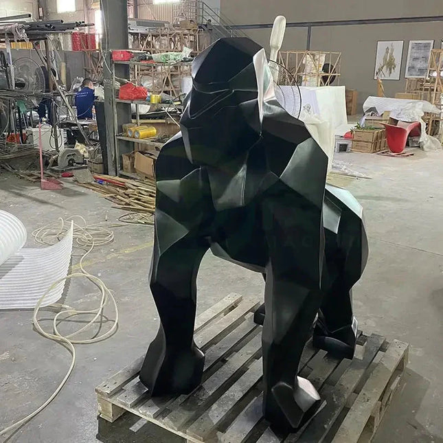 ChandelierDecor - Gorilla Fiberglass Resin Matt Finish Sculpture