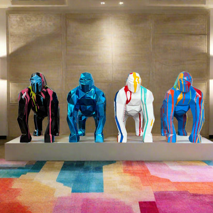 ChandelierDecor - Gorilla Fiberglass Resin Pop Art Finish Sculpture
