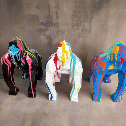 ChandelierDecor - Gorilla Fiberglass Resin Pop Art Finish Sculpture