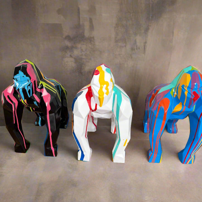 ChandelierDecor - Gorilla Fiberglass Resin Pop Art Finish Sculpture