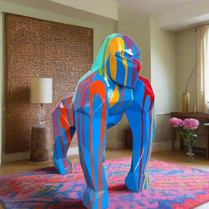 ChandelierDecor - Gorilla Fiberglass Resin Pop Art Finish Sculpture