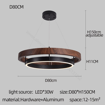 ChandelierDecor - Grace LED Chandelier - Double Circular Chandelier