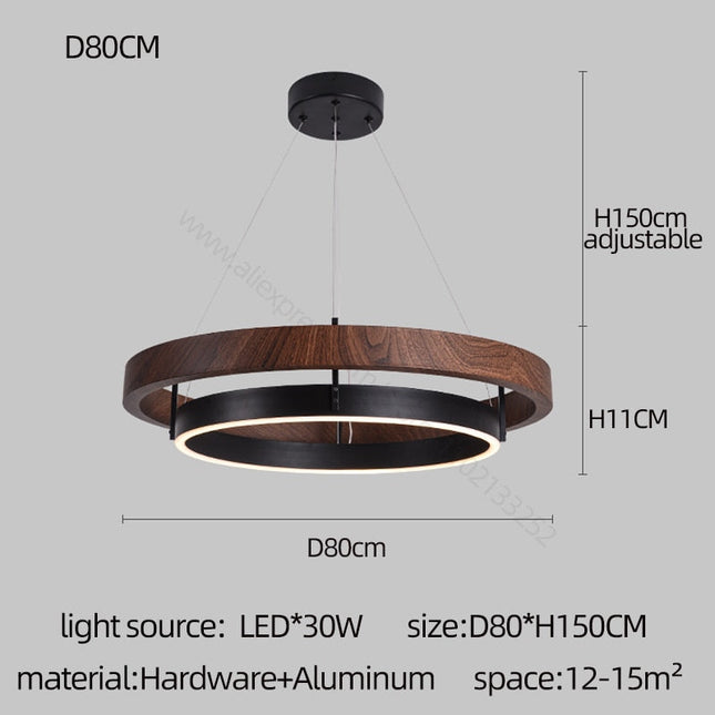 ChandelierDecor - Grace LED Chandelier - Double Circular Chandelier