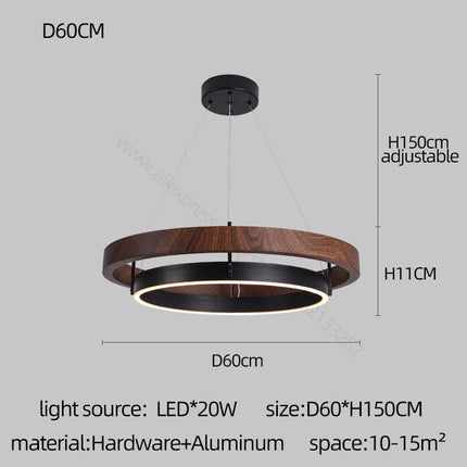 ChandelierDecor - Grace LED Chandelier - Double Circular Chandelier