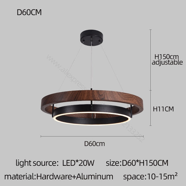 ChandelierDecor - Grace LED Chandelier - Double Circular Chandelier