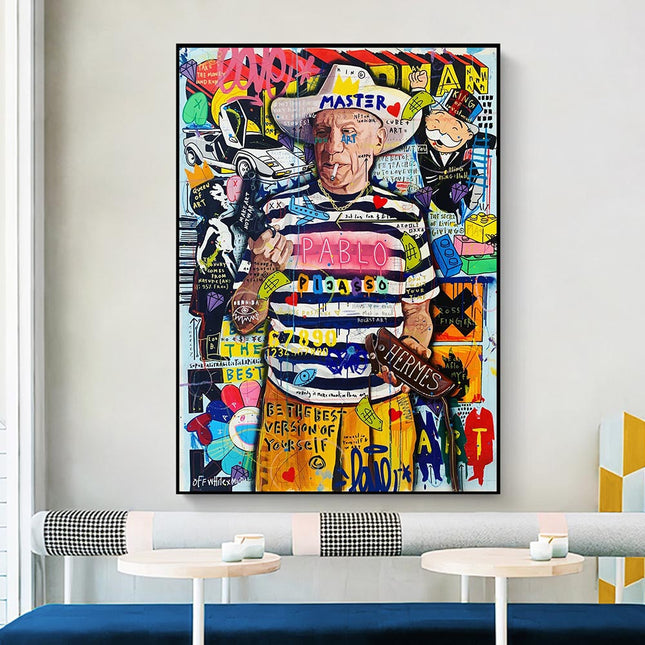 ChandelierDecor - Graffiti Pop Character Canvas Wall Art