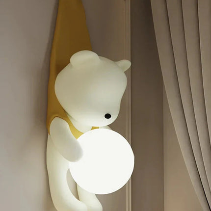 ChandelierDecor - Hanging Bear Wall Hanging Light for Kids Room