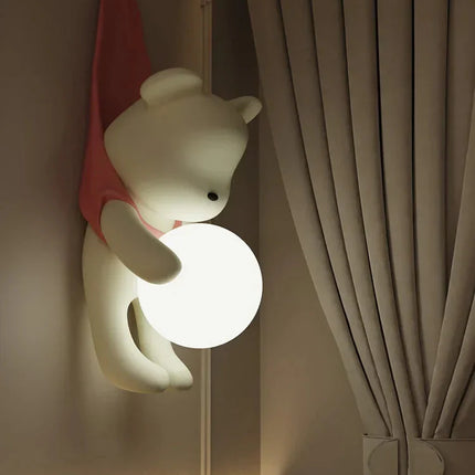 ChandelierDecor - Hanging Bear Wall Hanging Light for Kids Room