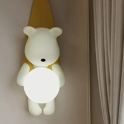 ChandelierDecor - Hanging Bear Wall Hanging Light for Kids Room