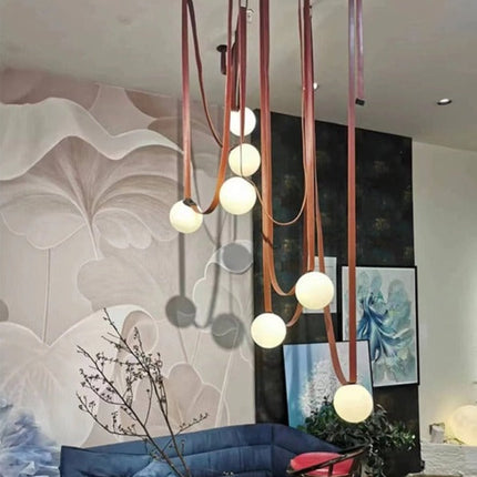 ChandelierDecor - Hanging Belt Globes Chandelier