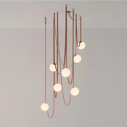 ChandelierDecor - Hanging Belt Globes Chandelier