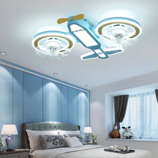 ChandelierDecor - Helicopter Plane Chandelier Light - Unique Aviation Design