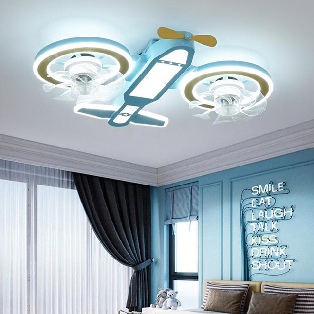 ChandelierDecor - Helicopter Plane Chandelier Light - Unique Aviation Design
