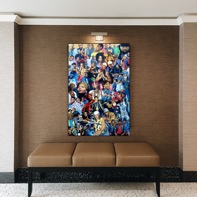 ChandelierDecor - Hip Hop Legends Super Star Old School TuPac Biggie Smalls Rapper Canvas Wall Art - Wall Art Decor - Famous Wall Art