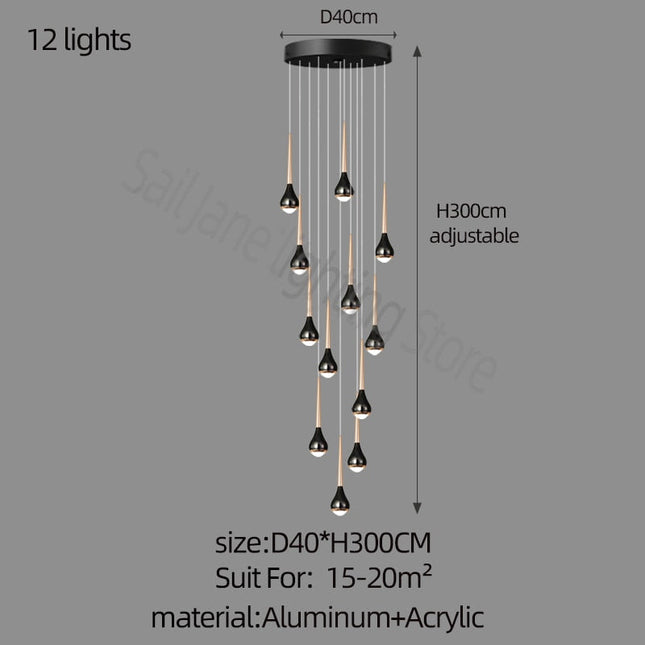 ChandelierDecor - Hollow High Chandelier Light