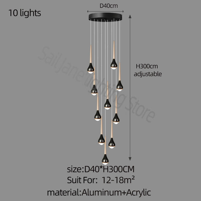 ChandelierDecor - Hollow High Chandelier Light