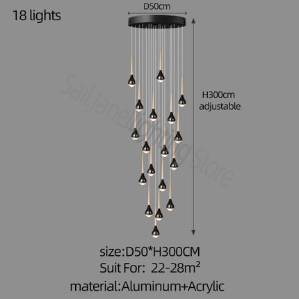 ChandelierDecor - Hollow High Chandelier Light