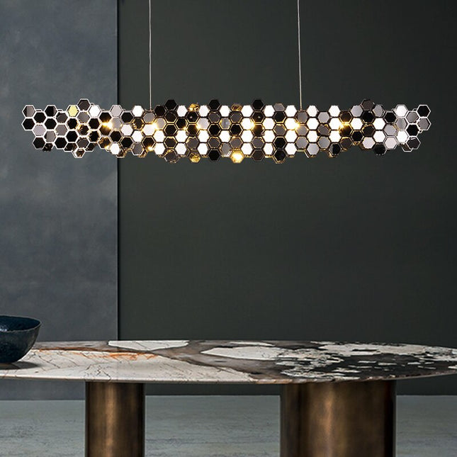 ChandelierDecor - Honeycomb Chandelier - Elegant Lighting Fixture
