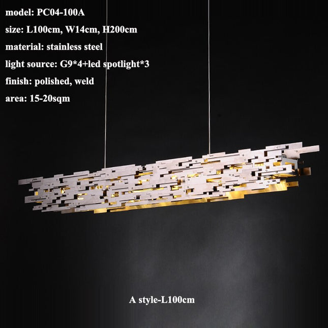 ChandelierDecor - Honeycomb Chandelier - Elegant Lighting Fixture